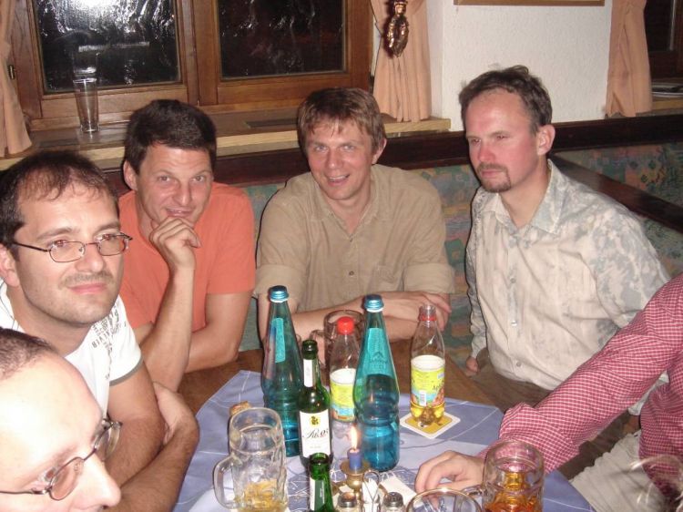 Gnter, Bernhard, Boris und Walter 
